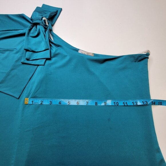 Blue One Shoulder Dress Size M - Picture 6 of 10